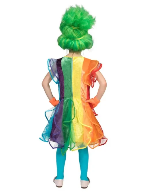 Kinderen Euro Shop Kinderkostuum Regenboog Prinsessenjurk - Maat 140