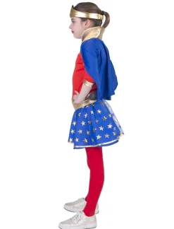 Kinderen Euro Shop Kinderkostuum Super Girl - Maat 152