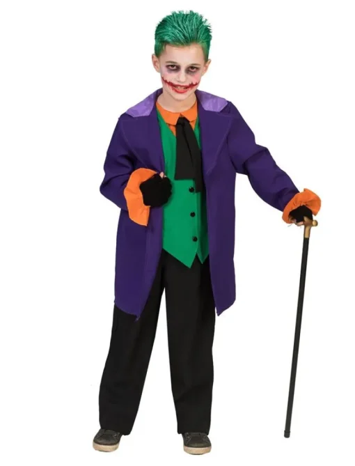 Kinderen Euro Shop Kinderkostuum The Joker - Maat 140