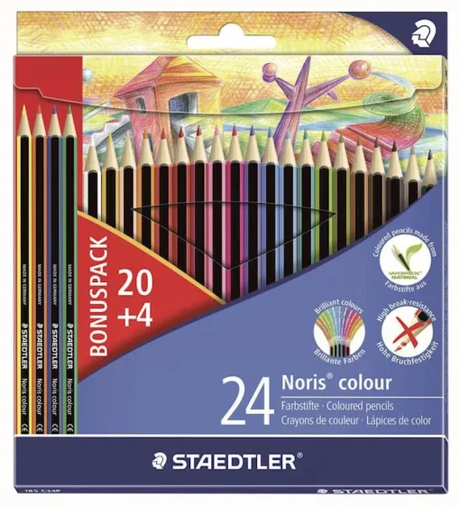 Staedtler Kleurpotloden Noris 20 + 4 gratis