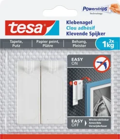 Tesa Klevende Spijker behang en pleisterwerk (2 stuks) 1 kg