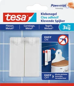 Tesa Klevende Spijker tegels & metaal (2 stuks) 3 kg