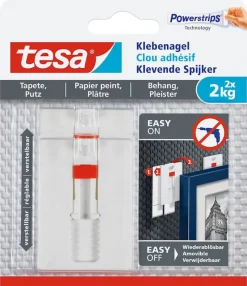 Tesa Klevende strips behang en pleisterwerk (2 stuks) 2 kg