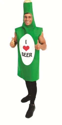 Euro Shop Kostuum Bierfles volwassenen - Foam - One Size