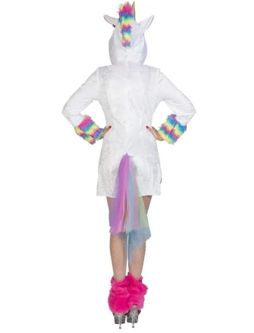Euro Shop Kostuum Eenhoorn Jurk Rainbow - Maat 40/42