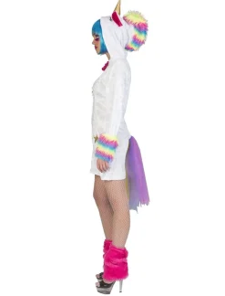 Euro Shop Kostuum Eenhoorn Jurk Rainbow - Maat 40/42