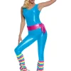 Euro Shop Kostuum Fitness Barbie Jumpsuit  - M