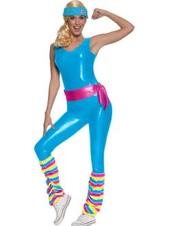 Euro Shop Kostuum Fitness Barbie Jumpsuit  - M