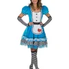 Euro Shop Kostuum Jurk Alice in Wonderland Vrouw - Maat 36/38