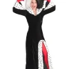 Euro Shop Kostuum Jurk Cruella De Vil - Maat 44/46