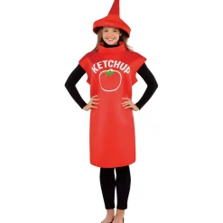 Euro Shop Kostuum Ketchup Fles - M/L