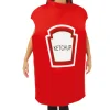 Euro Shop Kostuum Ketchup volwassenen - Foam - One Size
