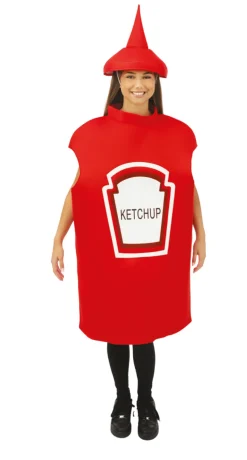 Euro Shop Kostuum Ketchup volwassenen - Foam - One Size