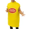 Euro Shop Kostuum Mosterd volwassenen - Foam - One Size