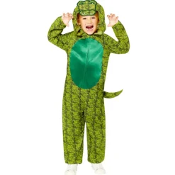 Kinderen Euro Shop Krokodillenpak Onesie Kind - 3-4 jaar