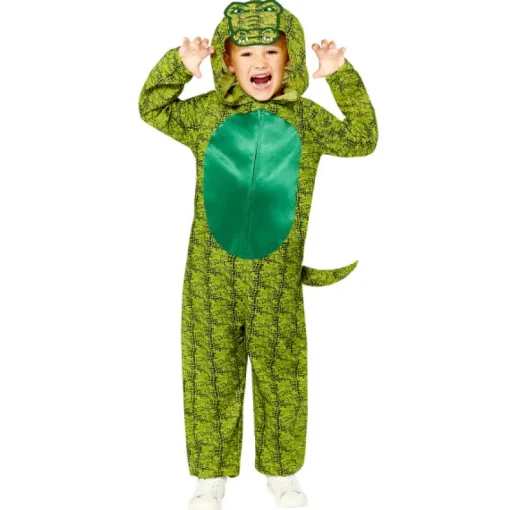 Kinderen Euro Shop Krokodillenpak Onesie Kind - 3-4 jaar