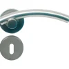 Linea Bertomani Kruk inox met rozet en sleutelplaat