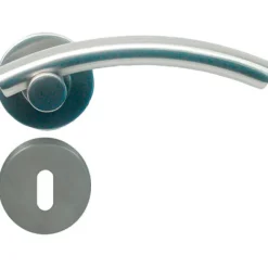 Linea Bertomani Kruk inox met rozet en sleutelplaat