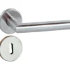 Linea Bertomani Kruk inox met rozet en sleutelplaat