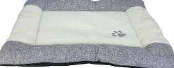 Euro Pet Kussen wit/grijs 92x57x5cm