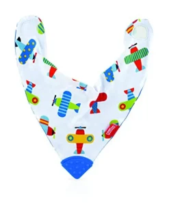 Nuby Kwijlslabber met bijthoek - 3m+
