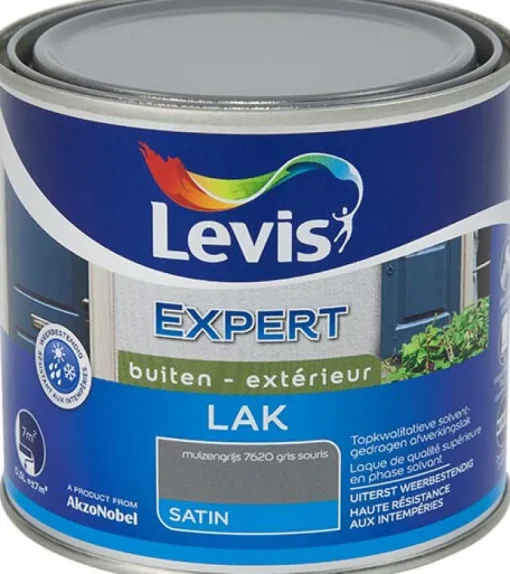 Levis Lak expert satin muizengrijs 0,5 L