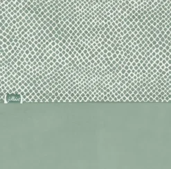 Jollein Laken 120 x 150 cm Snake Ash Green Katoen