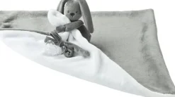 Nattou Lapidou Doudou Deken Antraciet - Wit