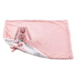 Nattou Lapidou Doudou Deken Oud roze/Wit 50x50 cm