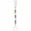 Nattou Lapidou Fopspeenhouder Hout-Blauw