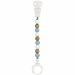 Nattou Lapidou Fopspeenhouder Hout-Blauw