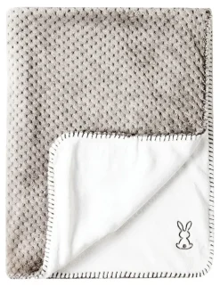 Nattou Lapidou Plaid Grijs/Wit 75x100 cm
