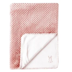 Nattou Lapidou Plaid Oud roze/Wit 75x100 cm