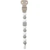 Nattou Lapidou Silicone Fopspeenhouder Grijs-wit