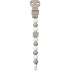 Nattou Lapidou Silicone Fopspeenhouder Grijs-wit