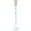 Nattou Lapidou Silicone Fopspeenhouder lichtblauw - wit