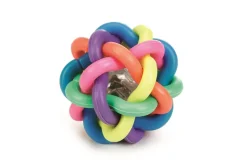 Beeztees Latex lichtbal knipperlicht 6 cm