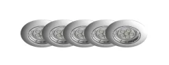 Energetic Led 5 x GU10 4,7W satin