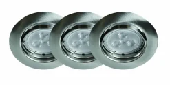 Energetic Led 3 x GU10 3,7W satin