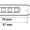Euro Shop Led Contourlicht 12/24V Groen