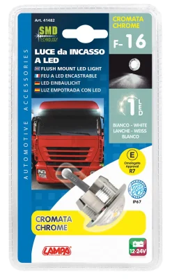 Euro Shop Led Verlichting F16 Wit Chrome