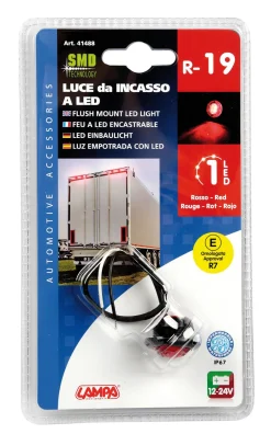 Euro Shop Led Verlichting R19 Rood
