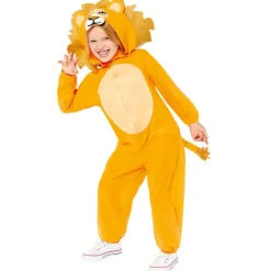 Kinderen Euro Shop Leeuwenpak Onesie Kind - 8-10 jaar