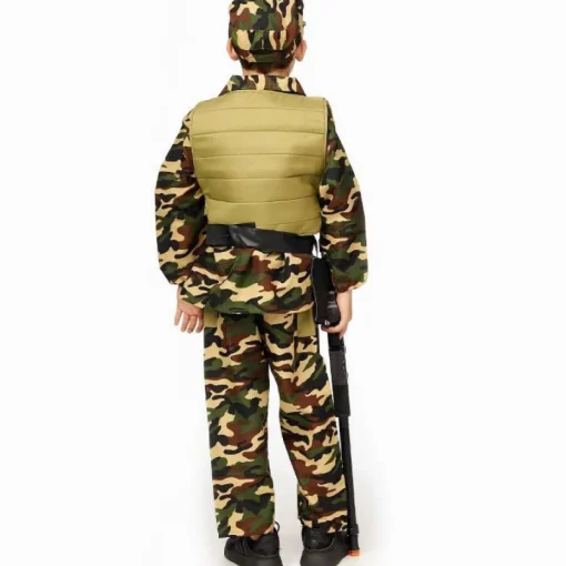 Kinderen Partyline Leger Verkleedpak Kind - Maat 164