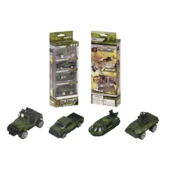 DDD Toys Legervoertuigen 4 stuks
