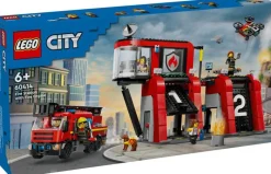 Lego City 60414 Brandweerkazerne en brandweerauto