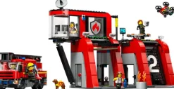 Lego City 60414 Brandweerkazerne en brandweerauto