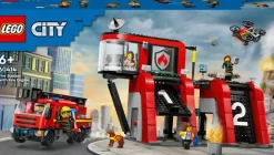 Lego City 60414 Brandweerkazerne en brandweerauto