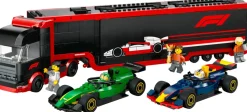 Lego City 60445 F1® truck met RB20 en AMR24 F1® auto's
