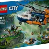 Lego City 60437 Jungleonderzoekers: helikopter bij de basis